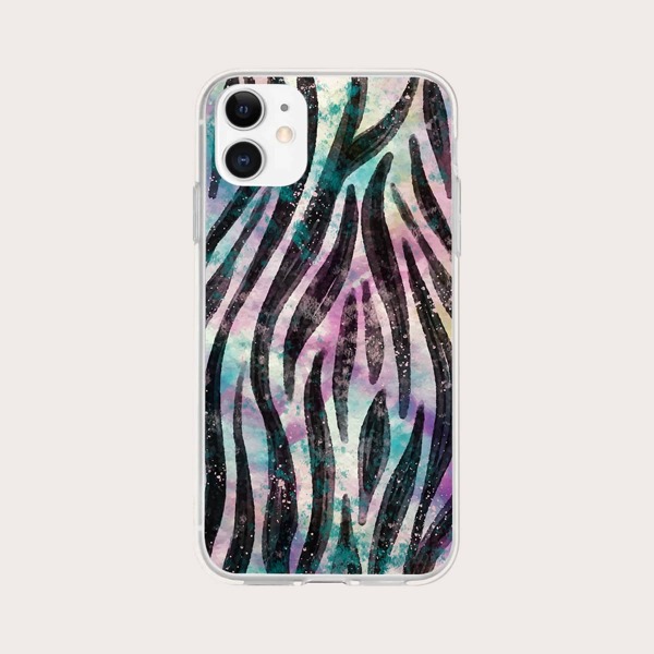 

Zebra Striped Phone Case, Multicolor