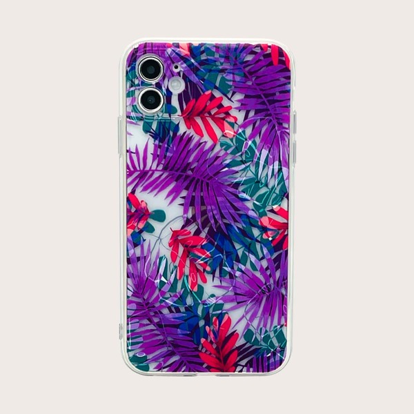

Leaf Print Phone Case, Multicolor