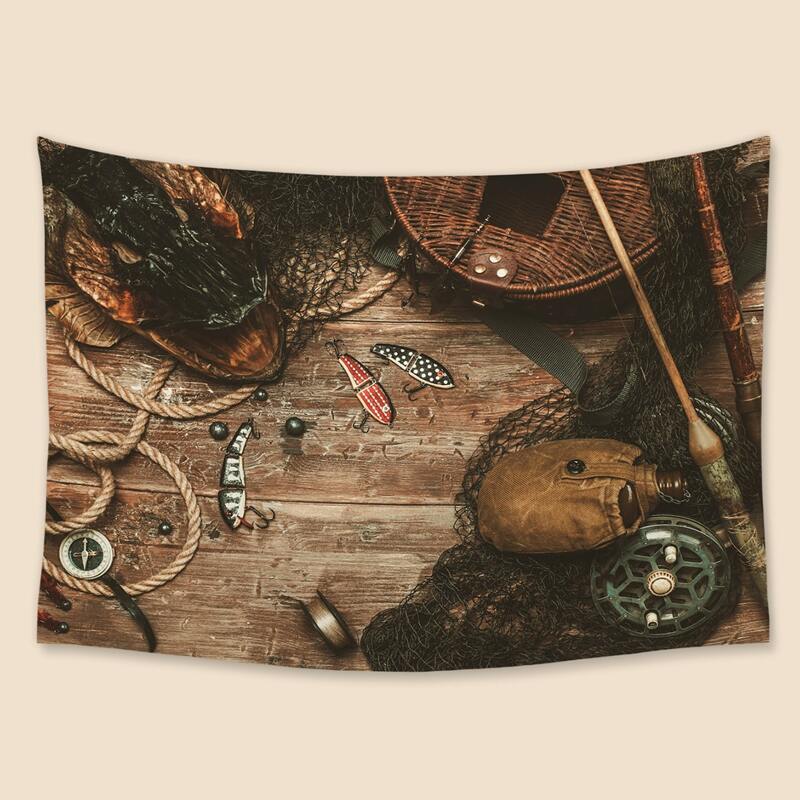 

Fishing Boat Tapestry, Multicolor
