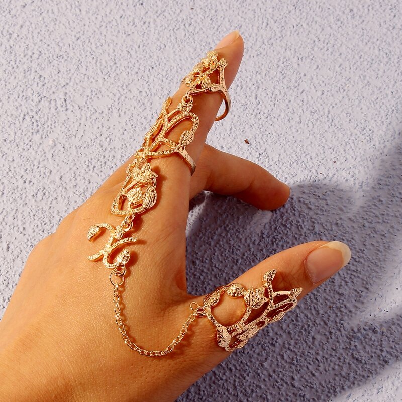 

Chain Linked Ring, Gold