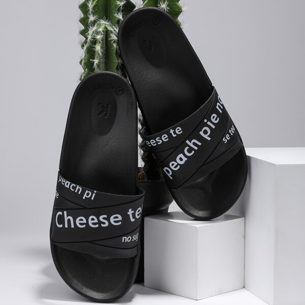 

Letter Graphic Slides, Black