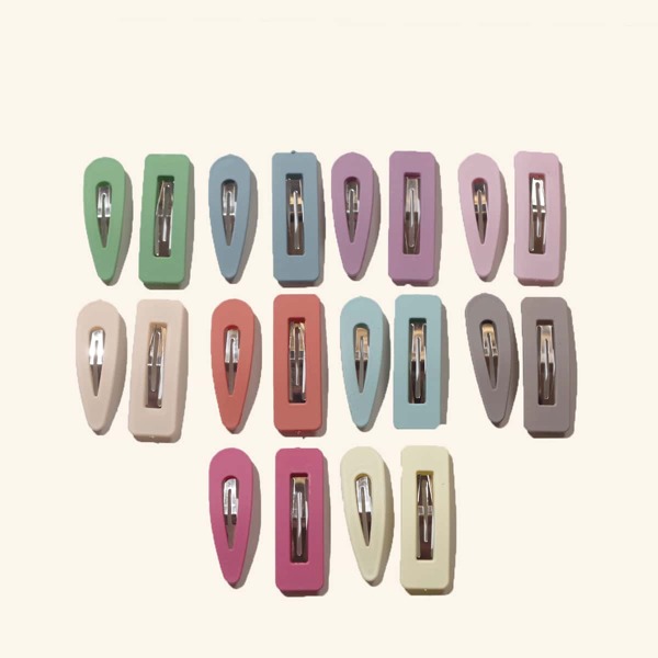 

20pcs Toddler Girls Snap Clip, Multicolor