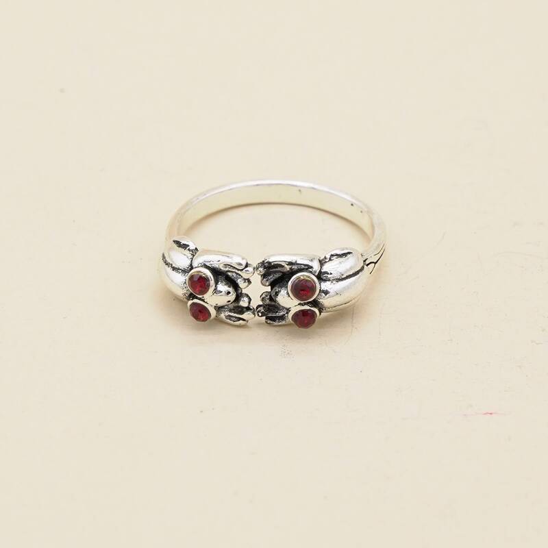 

Frog Decor Ring, Silver