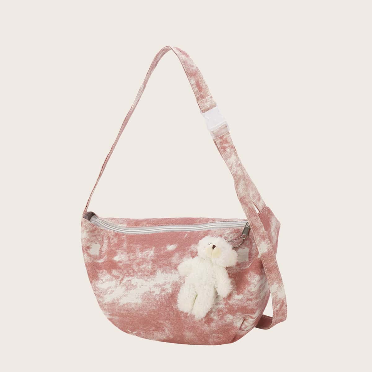 

Tie Dye Crossbody Bag, Pink