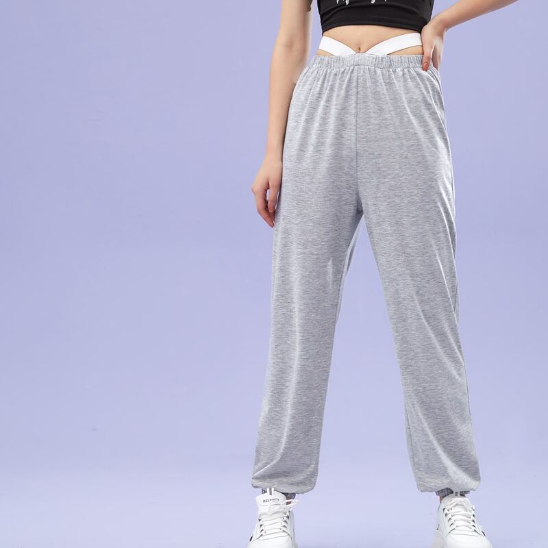 

Tape Solid Sweatpants, Light grey