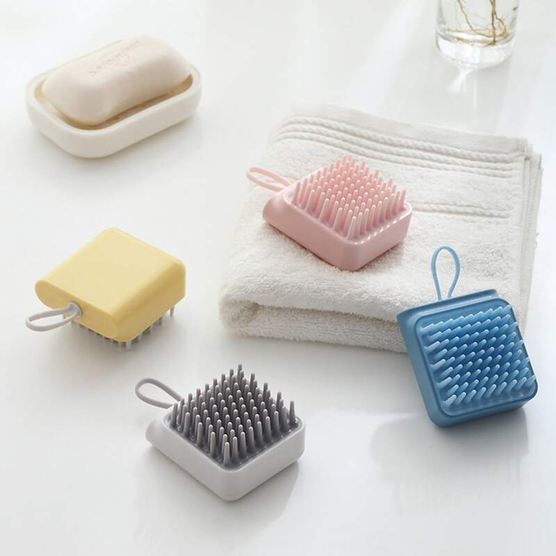 

1pc Random Color Pet Bath Brush, Multicolor