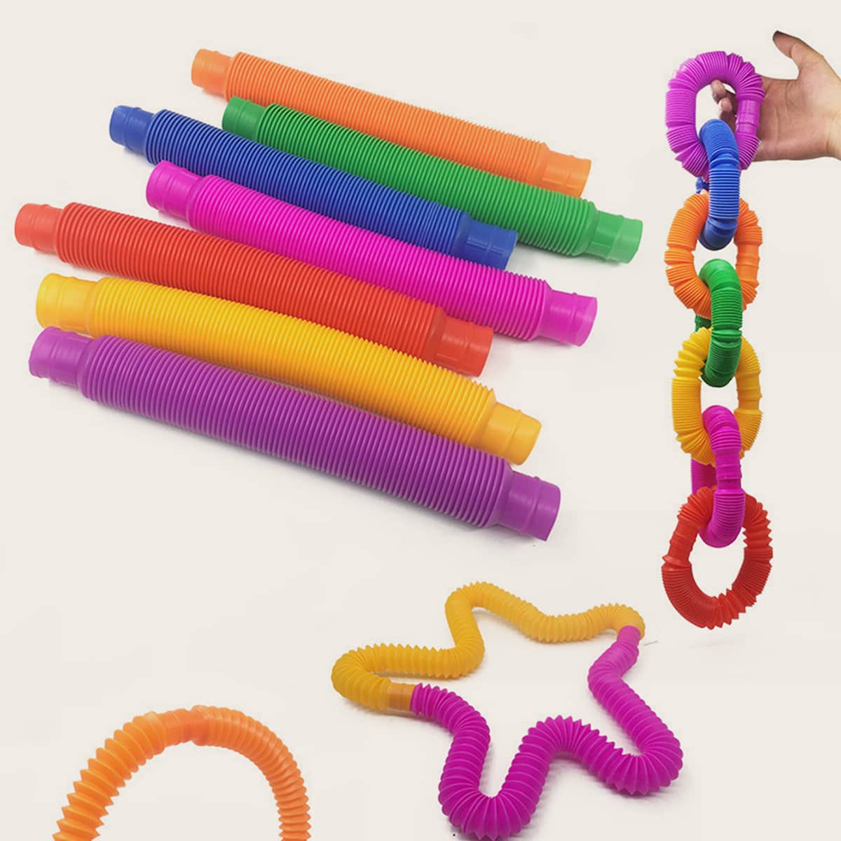 

1pc Random Stretch Pipe Sensory Toy, Multicolor