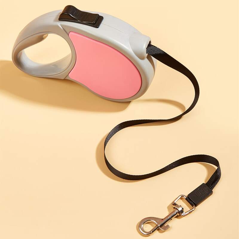 

1pc Adjustable Pet Leash, Pink