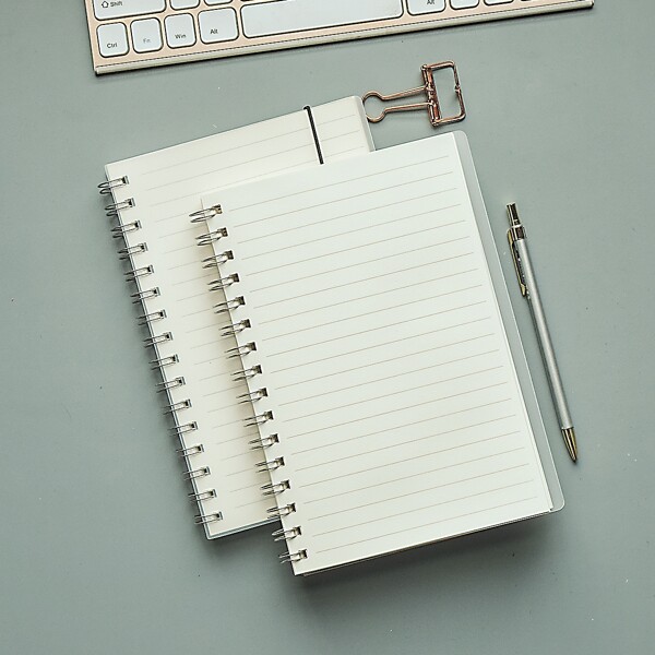 

1pc Spiral Notebook, White