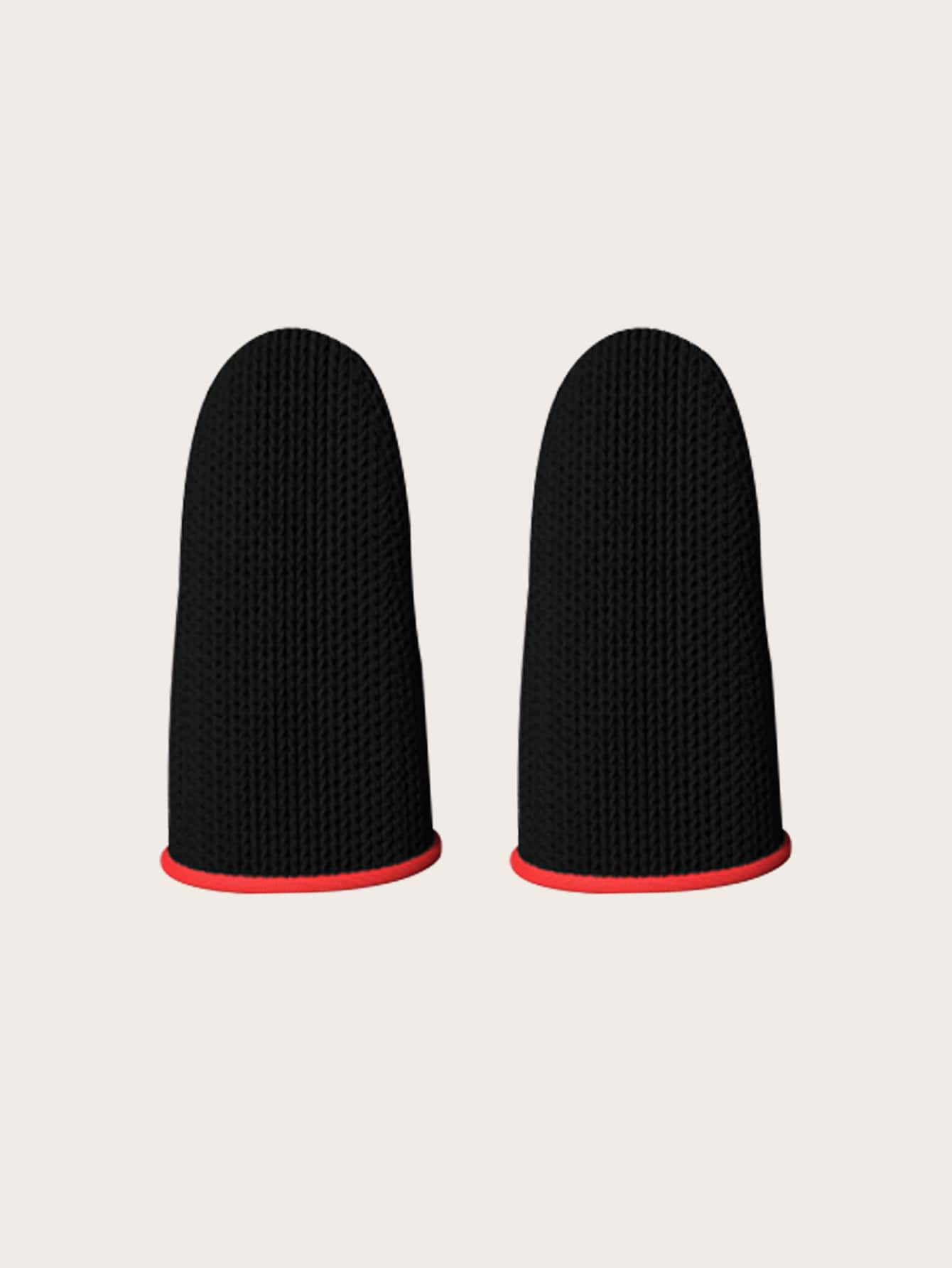 1pair Finger Sleeves For Gaming, Thumb Sleeves Mobile Gaming Anti-Sweat Breathable Seamless Touchscreen Mobile Game Controller Finger Covers Set For