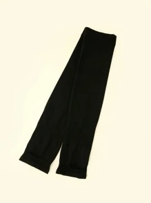 1pair Solid Sun Protection Sleeves Halloween - Black - View 2