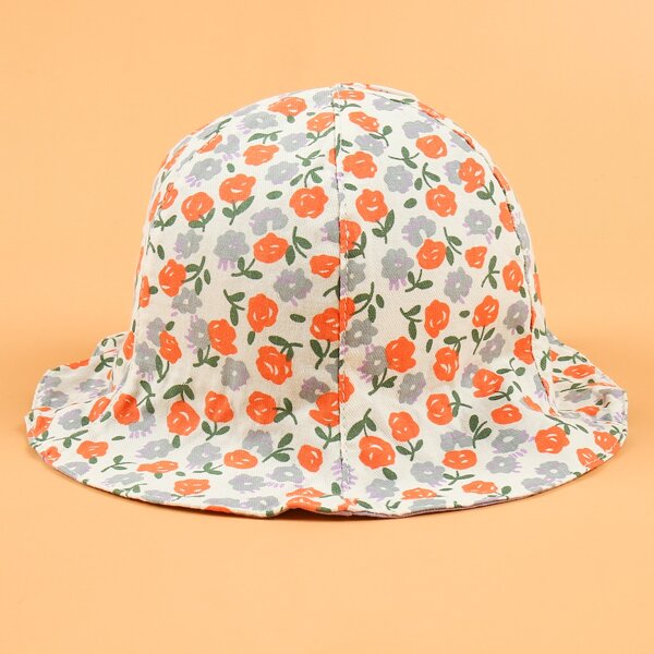 

Baby Floral Print Bucket Hat, Multicolor
