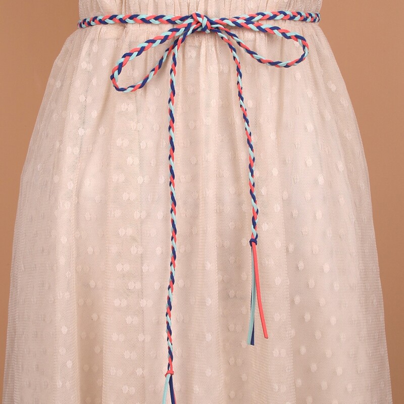 

Braided Rope Belt, Multicolor