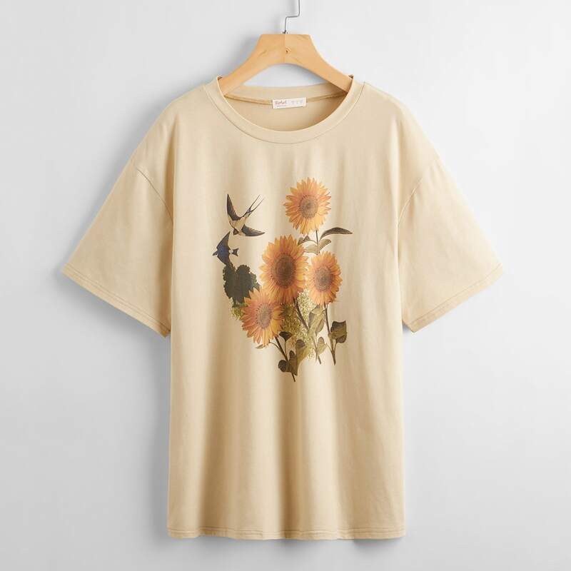 

Sunflower Graphic Tee, Beige