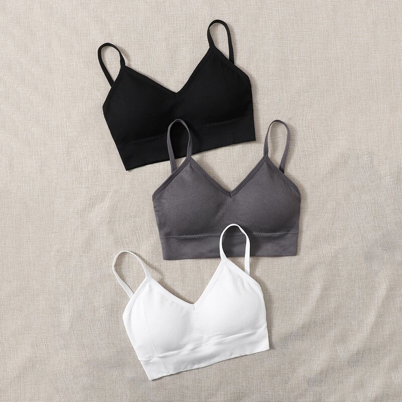

3pack Simple Rib Set, Multicolor