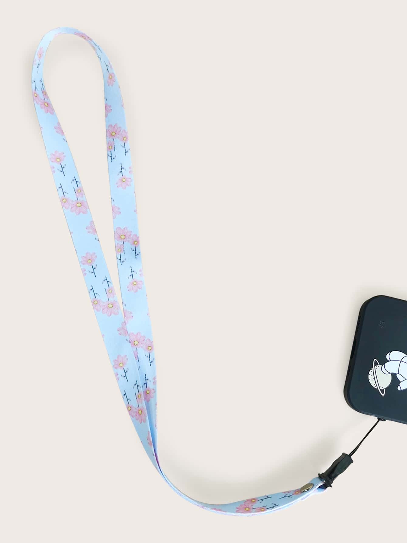 Flower Pattern Phone Lanyard | SHEIN USA