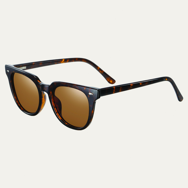 

Men Acrylic Frame Polarized Sunglasses, Brown