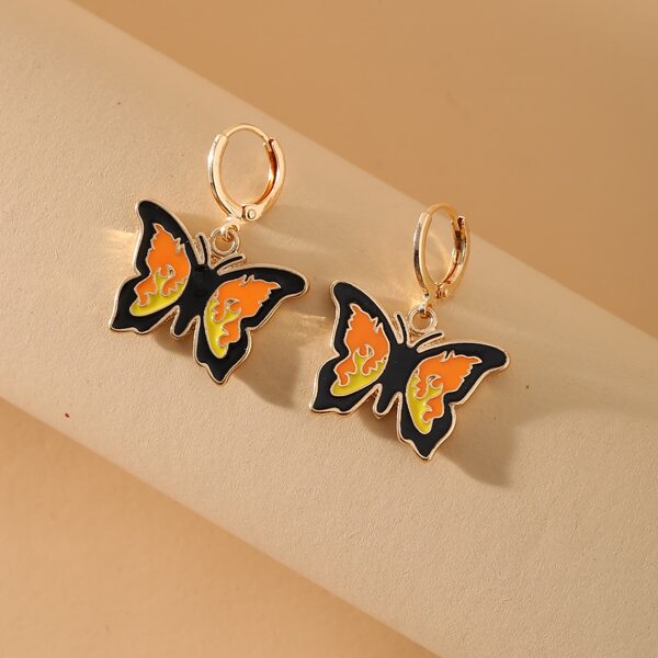 

Butterfly Drop Earrings, Yellow