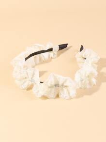 Băng đô ren - Màu be - Xem 2