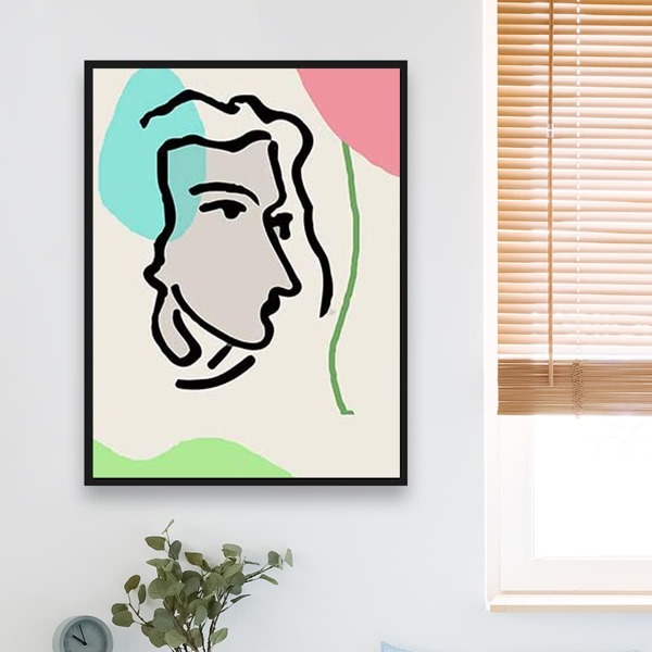 

Abstract Figure Graphic Diamond Painting Without Frame, Multicolor