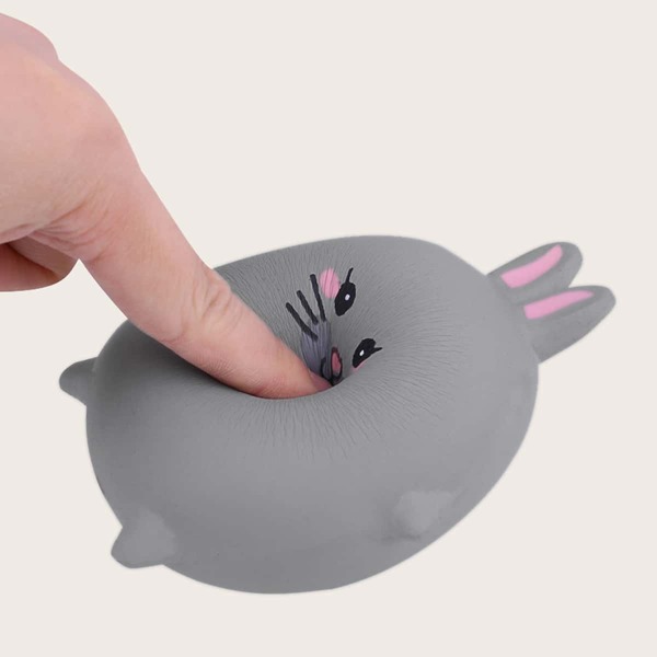 

1pc Cartoon Rabbit Mochi Squishy Fidget Toy, Grey