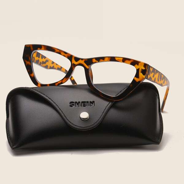 

Men Tortoiseshell Frame Eyeglasses, Multicolor
