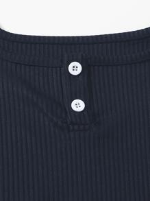 Crop Tank Top With Plaid Print Shorts Pyjama Set - Multicolor - View 3