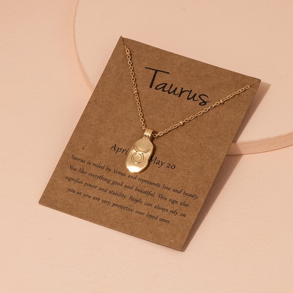 

Constellation Sign Charm Necklace, Gold