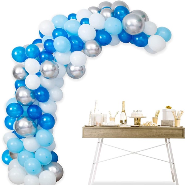 

100pcs Party Balloon Garland DIY Kit, Blue