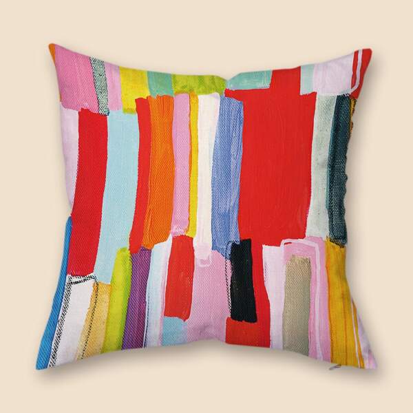 

Graphic Print Cushion Cover Without Filler, Multicolor