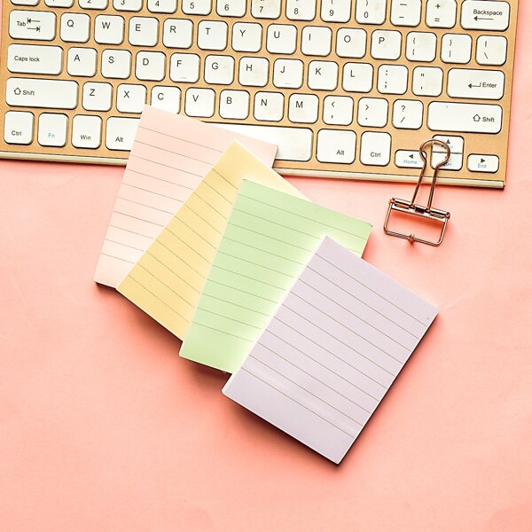 

1pc Random Color Sticky Note, Multicolor
