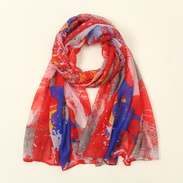 

Color Block Scarf, Multicolor