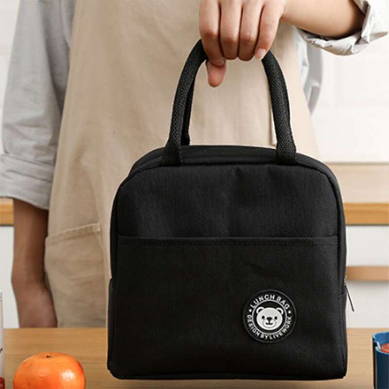 

1pc Random Insulated Lunch Bag, Multicolor