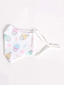 EMERY ROSE Mascarilla con estampado de dibujos animados - Multicolor - Ver 2