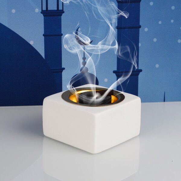 

1pc Minimalist Incense Burner, White