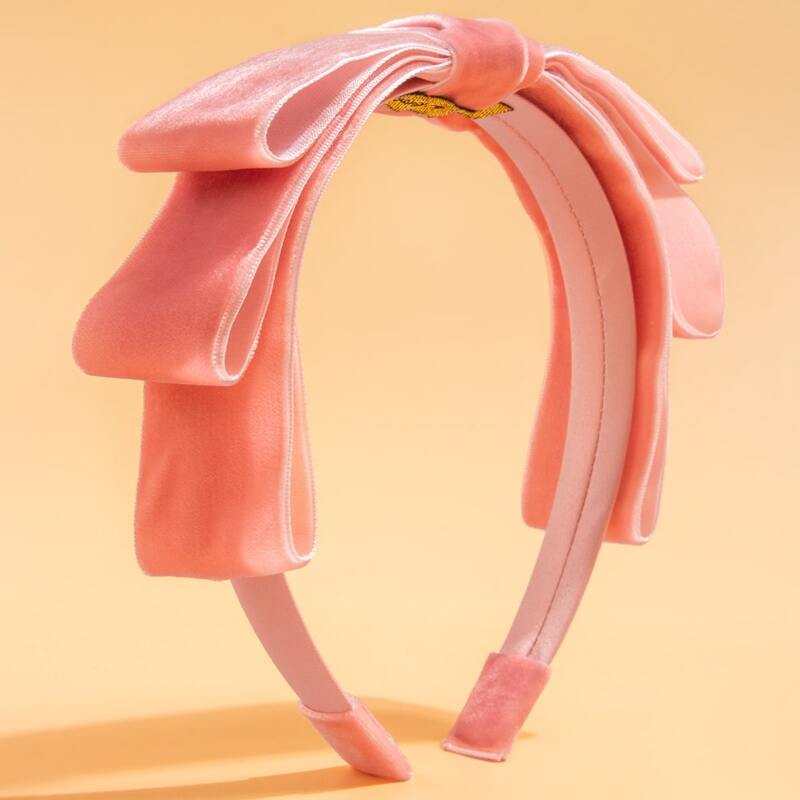 

Bow Decor Hair Hoop, Pink