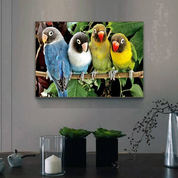 

Bird Pattern Diamond Painting Without Frame, Multicolor