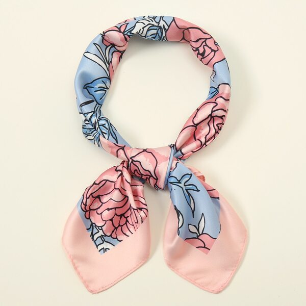 

Flower Print Bandana, Multicolor