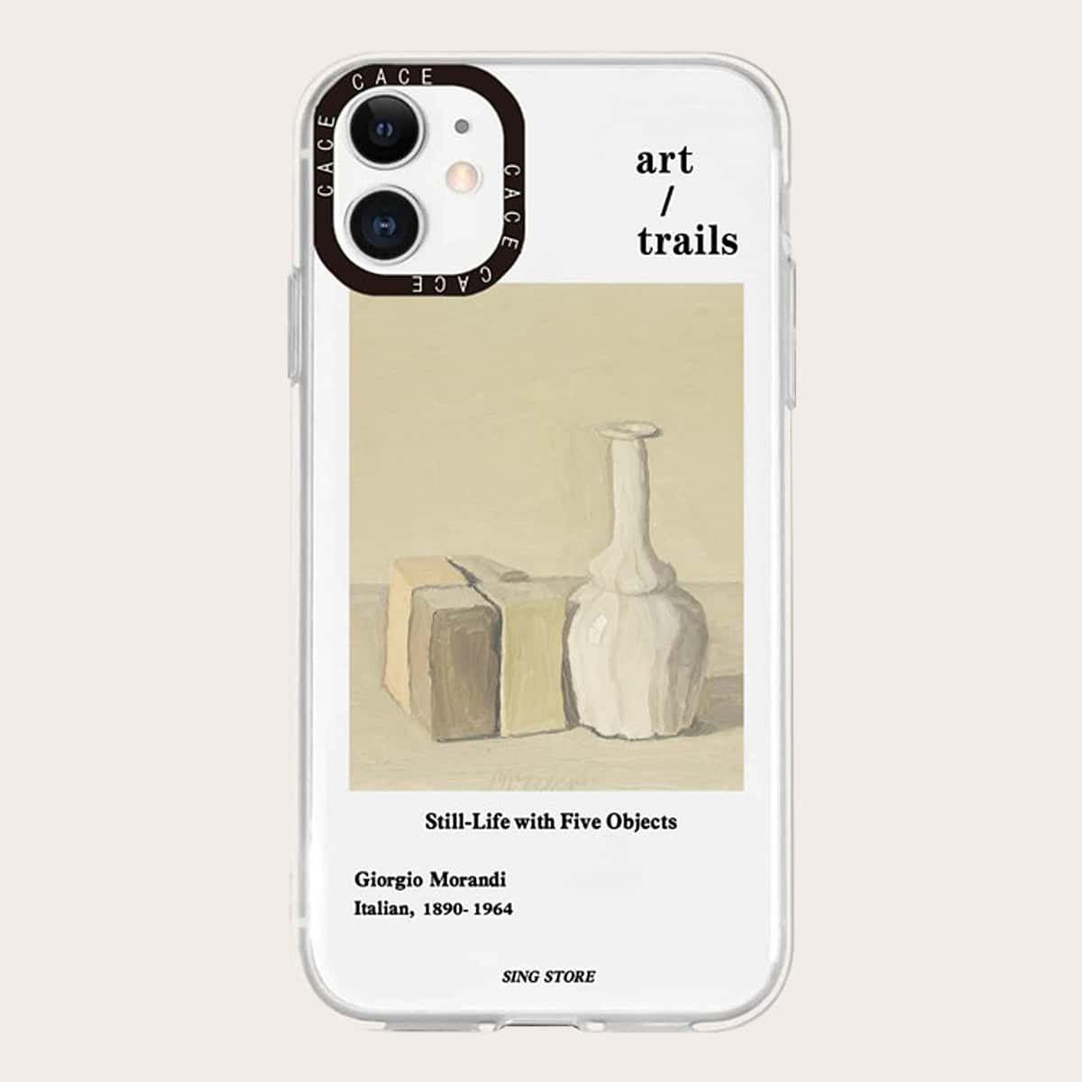 

Illustration Print Phone Case, Multicolor