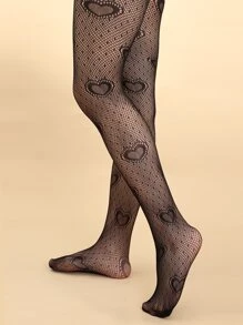 Calcetines Corazón - Negro - Ver 2