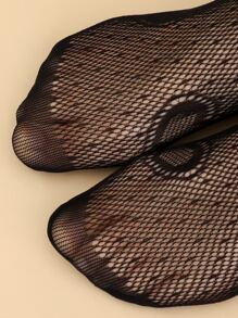 Calcetines Corazón - Negro - Ver 4