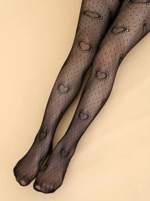 Calcetines Corazón - Negro - Ver 5