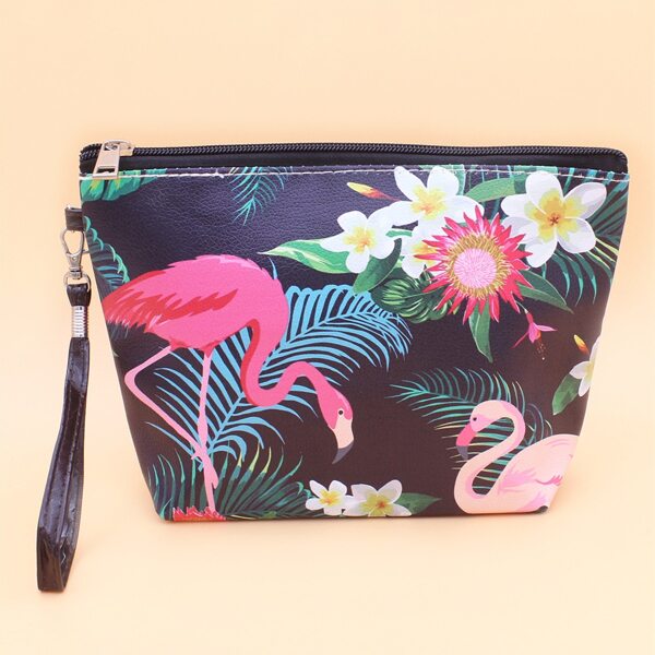 

Animal Print Zipper Makeup Bag, Multicolor