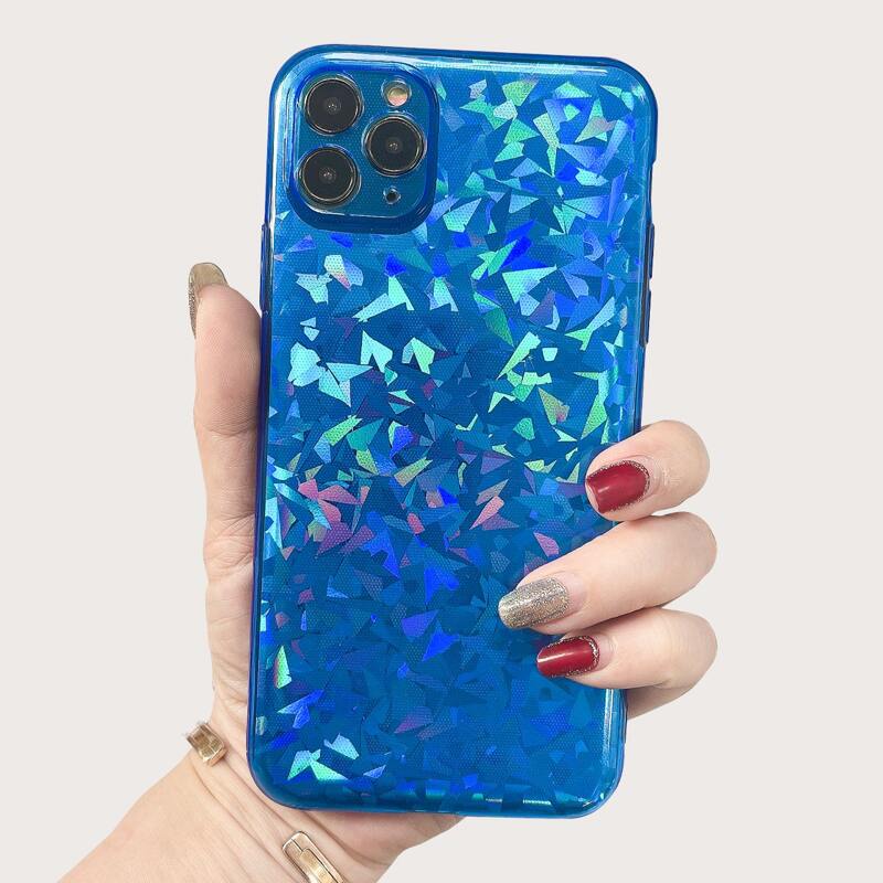 

All Over Print Laser Phone Case, Blue