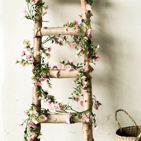 

1pc Artificial Flower Vine, Multicolor