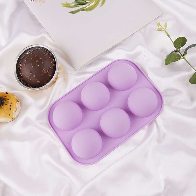

1pc Silicone Baking Mold, Mauve purple