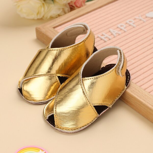 

Baby Boy Metallic Slingback Sandals, Gold