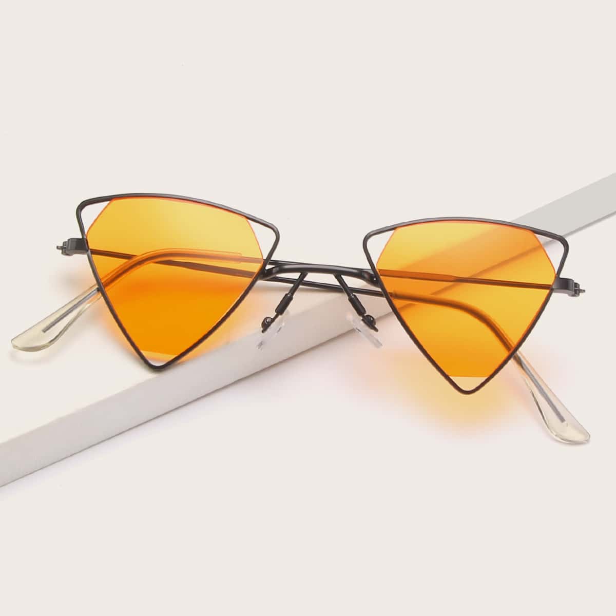 

Triangle Frame Sunglasses, Yellow