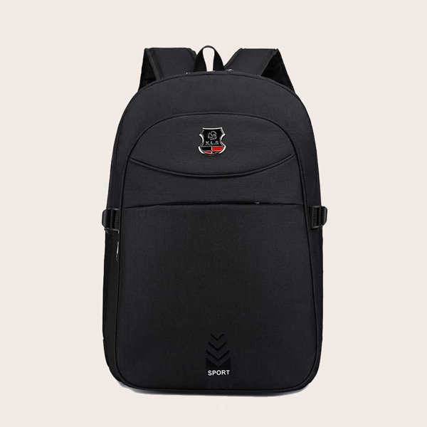 

Men Pocket Front Backpack, Black
