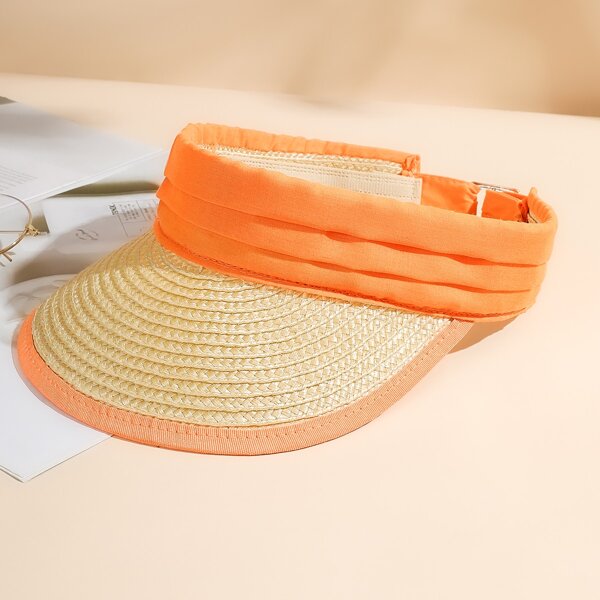 

Color Block Visor Hat, Multicolor